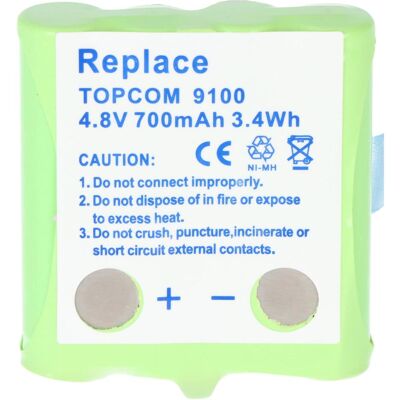 AccuCell Topcom Twintalker 9100 Akku - NiMH 700mAh 4,8V AccuCell Topcom Twintalker 9100 Akku - NiMH 700mAh 4,8V