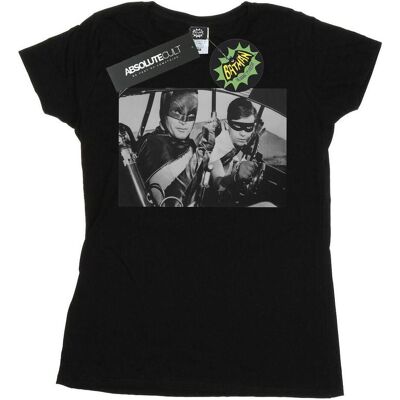 Dc Comics, Damen, Shirts, Batman TV Serie Ready For Action TShirt aus Baumwolle, Schwarz, (M) Dc Comics, Damen, Shirts, Batman TV Serie Ready For Action TShirt aus Baumwolle, Schwarz, (M)