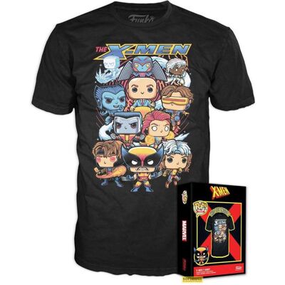 Funko Marvel X-Men Gruppen-Shirt - Schwarz - T-Shirt Funko Marvel X-Men Gruppen-Shirt - Schwarz - T-Shirt