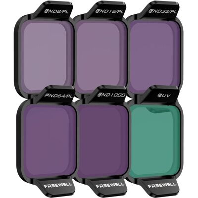 Freewell Flip Filters - Bright Day- 6Pack (Drohnen Filter, DJI Flip), Drohne Zubehör, Mehrfarbig Freewell Flip Filters - Bright Day- 6Pack (Drohnen Filter, DJI Flip), Drohne Zubehör, Mehrfarbig