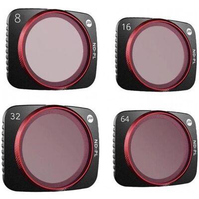 Pgytech ND-PL Filter Set für DJI AIR 2S (Drohnen Filter, DJI Air 2S), Drohne Zubehör, Schwarz, Rot Pgytech ND-PL Filter Set für DJI AIR 2S (Drohnen Filter, DJI Air 2S), Drohne Zubehör, Schwarz, Rot