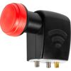 MegaSat 0401103 Diavolo Unicable LNB 2Legacy 4Unicable (Unicable, 40mm), LNB, Schwarz