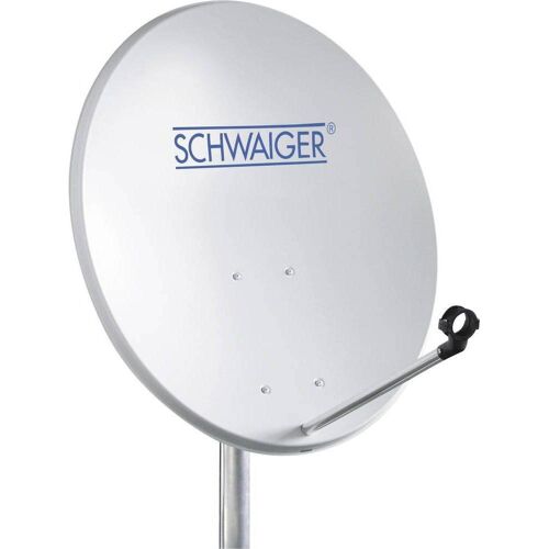 Schwaiger SAT-Anlage ohne Receiver Teilnehmer-Anzahl: 2 (Flachantenne, DVB-S / -S2), SAT Spiegel + SAT Antennen, Grau