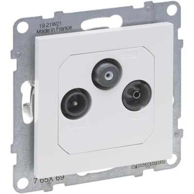 Legrand SEANO Enddose TV-R-SAT, HD-TV (Antennendose), SAT Zubehör, Weiss Legrand SEANO Enddose TV-R-SAT, HD-TV (Antennendose), SAT Zubehör, Weiss