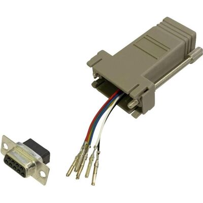 BKL Electronic 10121100 Adapter D-SUB-Buchse 9pol. - RJ12-Buchse 1 St. Single, Elektronikkabel + Stecker BKL Electronic 10121100 Adapter D-SUB-Buchse 9pol. - RJ12-Buchse 1 St. Single, Elektronikkabel + Stecker