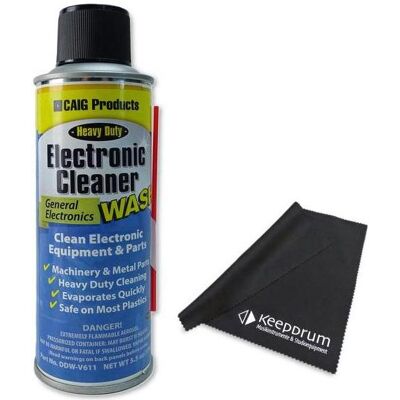 Caig DeoxIT Kontaktreiniger Spray DDW-V611 mit Mikrofasertuch, Audio Zubehör, Mehrfarbig Caig DeoxIT Kontaktreiniger Spray DDW-V611 mit Mikrofasertuch, Audio Zubehör, Mehrfarbig