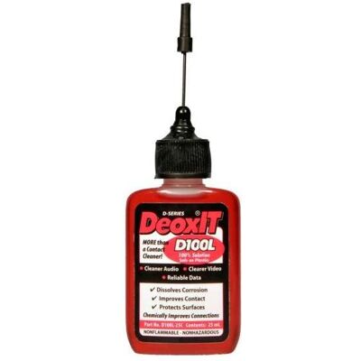 Caig DeoxIT Kontaktreiniger D100L-25C mit Tuch, Audio Zubehör, Mehrfarbig Caig DeoxIT Kontaktreiniger D100L-25C mit Tuch, Audio Zubehör, Mehrfarbig