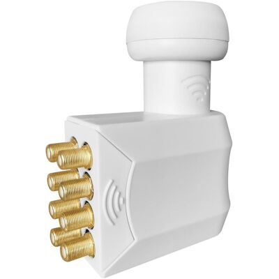 MegaSat HD-Profi Octo (Octo LNB, 40mm), LNB, Weiss MegaSat HD-Profi Octo (Octo LNB, 40mm), LNB, Weiss