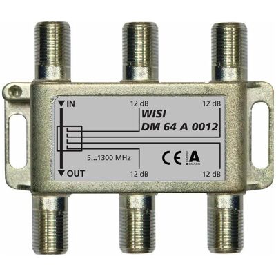 WISI DM64A0012 4-fach Abzweiger - 5-1300MHz, 12dB, Klasse A WISI DM64A0012 4-fach Abzweiger - 5-1300MHz, 12dB, Klasse A
