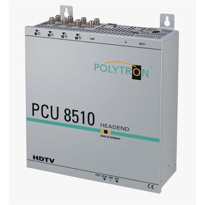Polytron Kompakt-Kopfstelle PCU 8510 8xDVB-S/S2 in DVB-C/-T, LAN (Sonstige), SAT Zubehör, Grau Polytron Kompakt-Kopfstelle PCU 8510 8xDVB-S/S2 in DVB-C/-T, LAN (Sonstige), SAT Zubehör, Grau