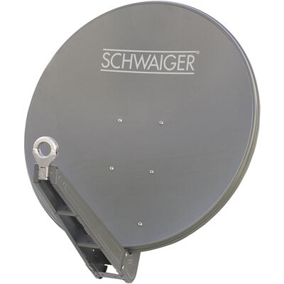 Schwaiger SPI085PA (Parabolantenne, 39.30 dB, DVB-S / -S2), SAT Spiegel + SAT Antennen, Grau Schwaiger SPI085PA (Parabolantenne, 39.30 dB, DVB-S / -S2), SAT Spiegel + SAT Antennen, Grau