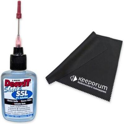 Caig DeoxIT Pflegemittel S5L-25CA Kontaktschutz mit Tuch, Audio Zubehör, Blau Caig DeoxIT Pflegemittel S5L-25CA Kontaktschutz mit Tuch, Audio Zubehör, Blau