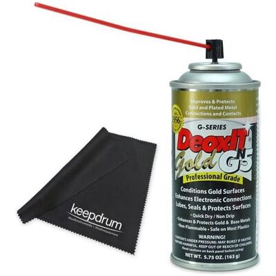 Caig DeoxIT Kontaktspray GN5S-6N Gold mit Tuch, Audio Zubehör, Gold Caig DeoxIT Kontaktspray GN5S-6N Gold mit Tuch, Audio Zubehör, Gold