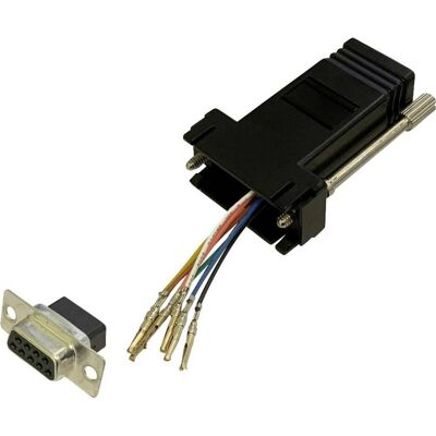 BKL Electronic 10121107 Adapter D-SUB-Buchse 9pol. - RJ45-Buchse 1 St. Single, Elektronikkabel + Stecker BKL Electronic 10121107 Adapter D-SUB-Buchse 9pol. - RJ45-Buchse 1 St. Single, Elektronikkabel + Stecker