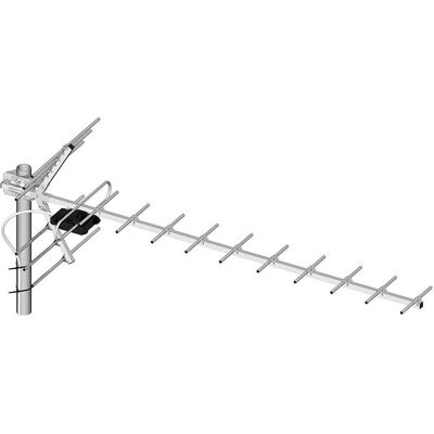 Libox RTV-Antenne Kier-Antenne. 19-el.+Symmetrierer (Yagi-Antenne, DVB-S / -S2, DVB-T / -T2), SAT Spiegel + SAT Antennen, Schwarz Libox RTV-Antenne Kier-Antenne. 19-el.+Symmetrierer (Yagi-Antenne, DVB-S / -S2, DVB-T / -T2), SAT Spiegel + SAT Antennen, Schwarz