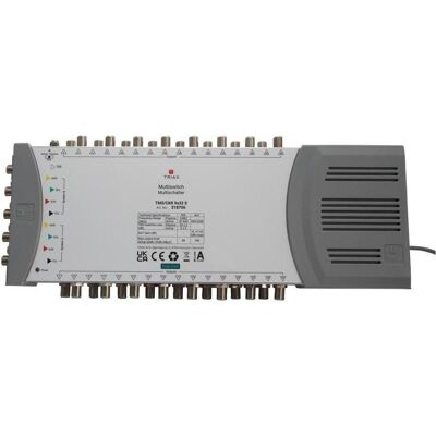 Triax TMS/CKR 9x32 S SAT Multischalter Eingänge (Multischalter): 9 (8 SAT/1 terrestrisch) Teilnehme (Multischalter), SAT Zubehör, Grau Triax TMS/CKR 9x32 S SAT Multischalter Eingänge (Multischalter): 9 (8 SAT/1 terrestrisch) Teilnehme (Multischalter), SAT Zubehör, Grau