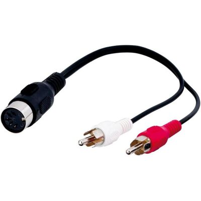 Shiverpeaks S/CONN maximum connectivity Diodenkabel-DIN Kabel-Diodenkupplung 5-pol. auf 2 Cinchstecker, Belegung, Elektronikkabel + Stecker Shiverpeaks S/CONN maximum connectivity Diodenkabel-DIN Kabel-Diodenkupplung 5-pol. auf 2 Cinchstecker, Belegung, Elektronikkabel + Stecker