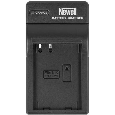 Newell Kameraladegerät DC-USB-Ladegerät für EN-EL23-Akkus (Kamera Akku Ladegerät), Kamera Stromversorgung, Schwarz Newell Kameraladegerät DC-USB-Ladegerät für EN-EL23-Akkus (Kamera Akku Ladegerät), Kamera Stromversorgung, Schwarz