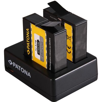Patona Dual Schnell-Ladegerät f. SJCAM SJ7 Star inkl. Micro-USB Kabel (Kamera Akku Ladegerät), Kamera Stromversorgung, Schwarz Patona Dual Schnell-Ladegerät f. SJCAM SJ7 Star inkl. Micro-USB Kabel (Kamera Akku Ladegerät), Kamera Stromversorgung, Schwarz