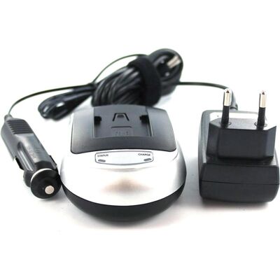 AGI Ladegerät kompatibel mit JVC Everio GZ-HM300 (Kamera Akku Ladegerät), Kamera Stromversorgung, Silber AGI Ladegerät kompatibel mit JVC Everio GZ-HM300 (Kamera Akku Ladegerät), Kamera Stromversorgung, Silber