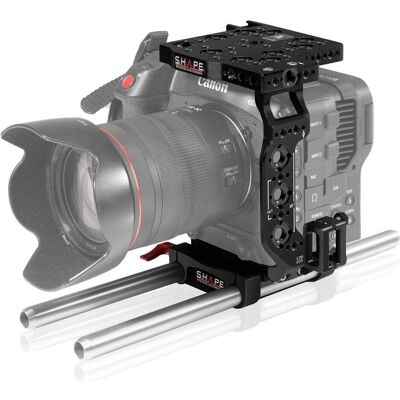 Shape Canon C70 cage 15 mm LW rod system (Cage), Video Zubehör, Schwarz Shape Canon C70 cage 15 mm LW rod system (Cage), Video Zubehör, Schwarz