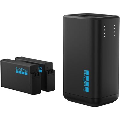 GoPro MAX2 Dual Battery Charger + two Enduro batteries, Action Cam Zubehör, Schwarz GoPro MAX2 Dual Battery Charger + two Enduro batteries, Action Cam Zubehör, Schwarz