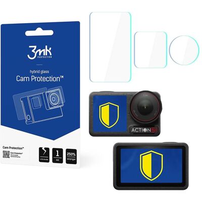3MK Cam Protection, Action Cam Zubehör, Transparent 3MK Cam Protection, Action Cam Zubehör, Transparent