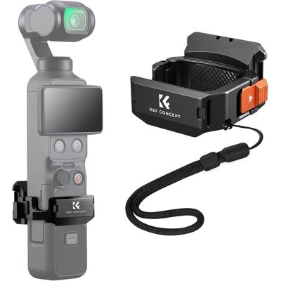 K&F Concept Kf Obudowa Uchwyt Adapter Do Dji Osmo Pocket 3 / 4 Mocowanie Na Gopro Gwint 1/4" / Kf20.0023, Action Cam Zubehör, Schwarz K&F Concept Kf Obudowa Uchwyt Adapter Do Dji Osmo Pocket 3 / 4 Mocowanie Na Gopro Gwint 1/4" / Kf20.0023, Action Cam Zubehör, Schwarz