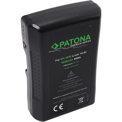 Patona Sony BP-95W V-Mount (Kamera Akku), Kamera Stromversorgung, Schwarz Patona Sony BP-95W V-Mount (Kamera Akku), Kamera Stromversorgung, Schwarz