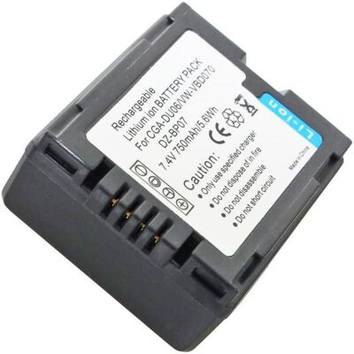 Panasonic Akku CGA-DU06, CGA-DU07 Akku CGR-DU06 (Kamera Akku), Kamera Stromversorgung Panasonic Akku CGA-DU06, CGA-DU07 Akku CGR-DU06 (Kamera Akku), Kamera Stromversorgung
