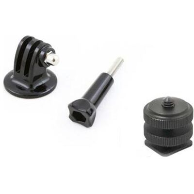 Xrec Adapter GorĄca Stopka Na Gwint 1/4"" + Śruba Do Gopro / Sjcam / Xiaomi, Action Cam Zubehör, Schwarz Xrec Adapter GorĄca Stopka Na Gwint 1/4"" + Śruba Do Gopro / Sjcam / Xiaomi, Action Cam Zubehör, Schwarz
