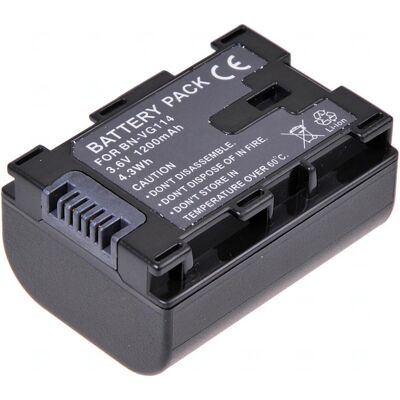 T6 Power Baterie JVC BN-VG107, BN-VG108, BN-VG114 (Kamera Akku), Kamera Stromversorgung, Schwarz T6 Power Baterie JVC BN-VG107, BN-VG108, BN-VG114 (Kamera Akku), Kamera Stromversorgung, Schwarz