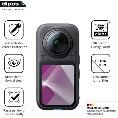 Dipos Schutzfolie Klar f??r Insta360 X6, Geräte Schutzfolie Dipos Schutzfolie Klar f??r Insta360 X6, Geräte Schutzfolie