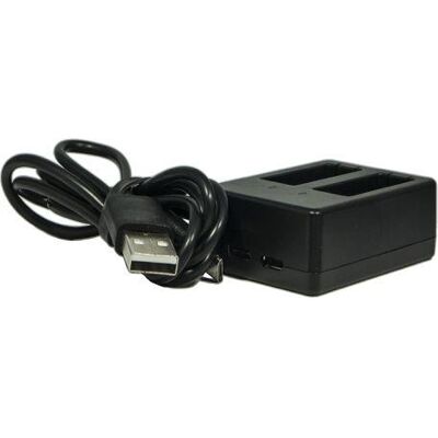 Xrec Duales USB-Ladegerät für AHDBT-501 / GoPro HERO 7 6 5 BLACK, Action Cam Zubehör, Schwarz Xrec Duales USB-Ladegerät für AHDBT-501 / GoPro HERO 7 6 5 BLACK, Action Cam Zubehör, Schwarz