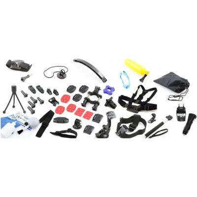 Xrec DuŻy Zestaw / Akcesoria Do Kamer Sporotwych Gopro / Sjcam / Sony Action Cam / Tracer / Goclever / Ma, Action Cam Zubehör, Mehrfarbig Xrec DuŻy Zestaw / Akcesoria Do Kamer Sporotwych Gopro / Sjcam / Sony Action Cam / Tracer / Goclever / Ma, Action Cam Zubehör, Mehrfarbig