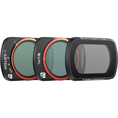 Freewell Osmo Pocket 4/3/Xtra Muse Filters - Must Have KIT-3pack, Action Cam Zubehör, Mehrfarbig Freewell Osmo Pocket 4/3/Xtra Muse Filters - Must Have KIT-3pack, Action Cam Zubehör, Mehrfarbig