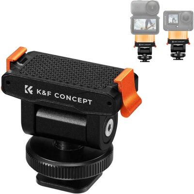 K&F Concept Kf Magnetyczna Szybkozłączka Uchwyt Do Dji Osmo Action 6 / Nano / Gwint 1/4" + Iso / Kf12.0035, Action Cam Zubehör, Schwarz K&F Concept Kf Magnetyczna Szybkozłączka Uchwyt Do Dji Osmo Action 6 / Nano / Gwint 1/4" + Iso / Kf12.0035, Action Cam Zubehör, Schwarz