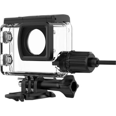 Sjcam obudowa na motocykl do SJ6 LEGEND, Action Cam Zubehör, Schwarz, Transparent Sjcam obudowa na motocykl do SJ6 LEGEND, Action Cam Zubehör, Schwarz, Transparent