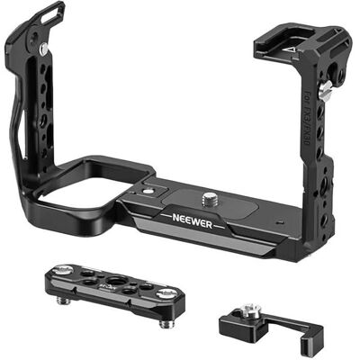 Neewer Camera cage with HDMI cable clamp for Sony FX3/FX30 CA011 (Cage), Video Zubehör, Schwarz Neewer Camera cage with HDMI cable clamp for Sony FX3/FX30 CA011 (Cage), Video Zubehör, Schwarz