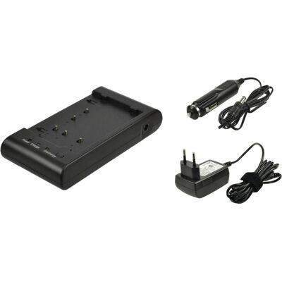 2-Power Camcorder Battery Charger (Kamera Akku Ladegerät), Kamera Stromversorgung, Schwarz 2-Power Camcorder Battery Charger (Kamera Akku Ladegerät), Kamera Stromversorgung, Schwarz