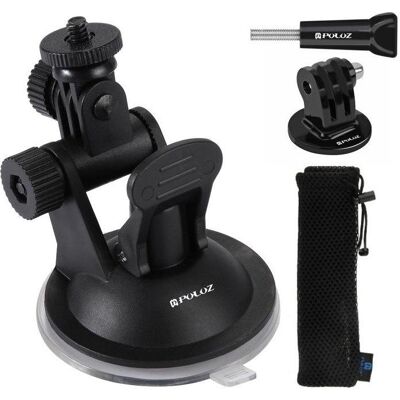 Puluz Glass car holder for GOPRO Hero, DJI Osmo Action PU51, Action Cam Zubehör, Schwarz Puluz Glass car holder for GOPRO Hero, DJI Osmo Action PU51, Action Cam Zubehör, Schwarz