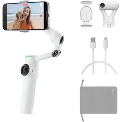Insta360 Flow 2 Pro AI Tracker Bundle (Smartphone, 0.30 kg), Gimbal, Weiss Insta360 Flow 2 Pro AI Tracker Bundle (Smartphone, 0.30 kg), Gimbal, Weiss