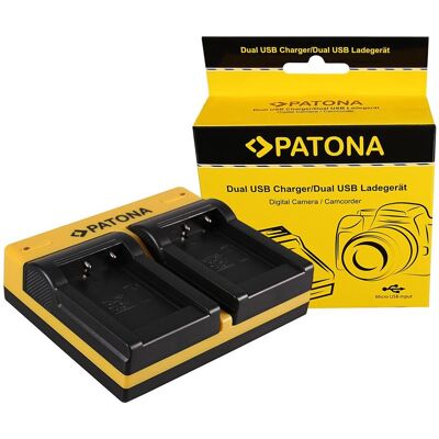 Patona Dual Ladegerät f. Aiptek Ordro NP-170 084-07042L-062 AHD 2 AHD H23 CB-170 Ordro inkl. Micro-U (Kamera Akku Ladegerät), Kamera Stromversorgung, Schwarz Patona Dual Ladegerät f. Aiptek Ordro NP-170 084-07042L-062 AHD 2 AHD H23 CB-170 Ordro inkl. Micro-U (Kamera Akku Ladegerät), Kamera Stromversorgung, Schwarz