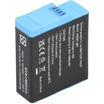 AccuCell Akku passend für GoPro Hero 9 Hero 10 Li-ion 3,85V 1800mAh 6,9Wh (Kamera Akku), Kamera Stromversorgung, Schwarz, Blau AccuCell Akku passend für GoPro Hero 9 Hero 10 Li-ion 3,85V 1800mAh 6,9Wh (Kamera Akku), Kamera Stromversorgung, Schwarz, Blau