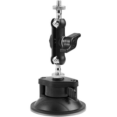 Puluz Magic Arm Tripod Suction Cup Holder (Black), Action Cam Zubehör, Schwarz Puluz Magic Arm Tripod Suction Cup Holder (Black), Action Cam Zubehör, Schwarz