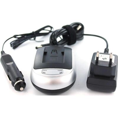 AGI Ladegerät kompatibel mit JVC Everio GZ-E100SE (Kamera Akku Ladegerät), Kamera Stromversorgung, Silber AGI Ladegerät kompatibel mit JVC Everio GZ-E100SE (Kamera Akku Ladegerät), Kamera Stromversorgung, Silber