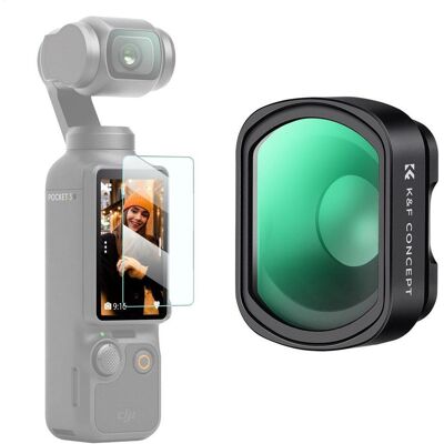 K&F Concept Macro Filter, Magnification 10X, Minimum Focusing Distance 25-40mm. HD, Anti-Reflection Green Coatin, Action Cam Zubehör, Grün K&F Concept Macro Filter, Magnification 10X, Minimum Focusing Distance 25-40mm. HD, Anti-Reflection Green Coatin, Action Cam Zubehör, Grün