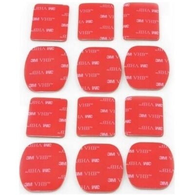Xrec - GoPro Hero 4/3+/3/2/1 - 12x VHB - Klebeband Xrec - GoPro Hero 4/3+/3/2/1 - 12x VHB - Klebeband