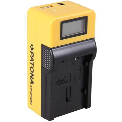 Patona Synchron USB Ladegerät f. Hitachi DZBP07S DZ-BP07S mit LCD-Display (Kamera Akku Ladegerät), Kamera Stromversorgung Patona Synchron USB Ladegerät f. Hitachi DZBP07S DZ-BP07S mit LCD-Display (Kamera Akku Ladegerät), Kamera Stromversorgung
