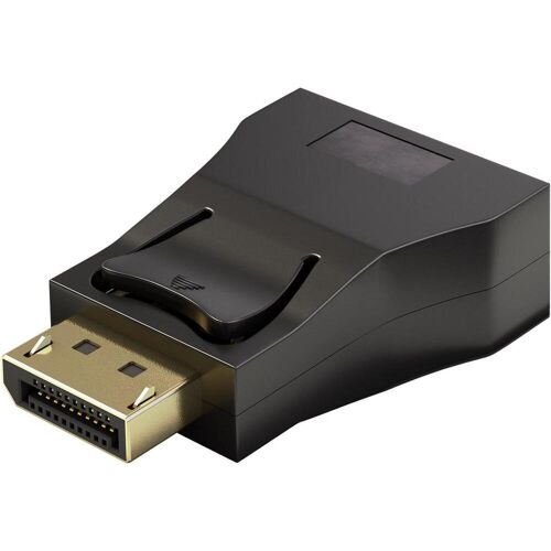 Goobay DisplayPort zu VGA Adapter 1.1 (VGA), Data + Video Adapter, Schwarz